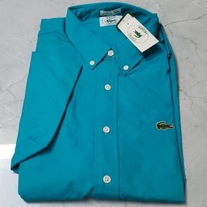 Host pick 🥳 Lacoste Turquoise Short Sleeved Shirt